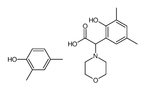 Morpholino-<2-hydroxy-3.5-dimethyl-phenyl>-essigsaeure Structure