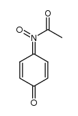 N-acetyl-N-oxo-1,4-benzoquinone imine结构式