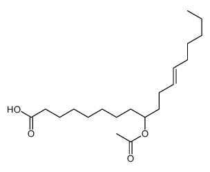9-acetyloxyoctadec-12-enoic acid Structure
