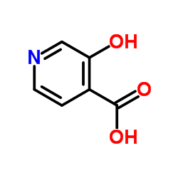 3-羟基-4-吡啶羧酸结构式