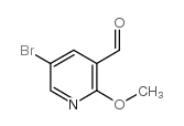 5-溴-2-甲氧基吡啶-3-甲醛结构式