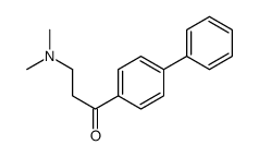 3-(dimethylamino)-1-(4-phenylphenyl)propan-1-one结构式