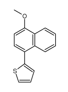 1-methoxy-4-(2-thienyl)naphthalene结构式