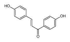 (E)-1,3-Bis(4-hydroxyphenyl)prop-2-en-1-one Structure