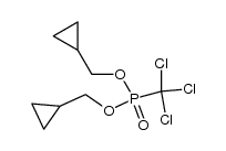 bis(cyclopropylmethyl) (trichloromethyl)phosphonate Structure