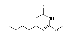 6-butyl-2-methoxy-5,6-dihydropyrimidin-4(3H)-one Structure