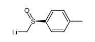 lithium (RS)-(+)-methyl p-tolyl sulfoxide Structure