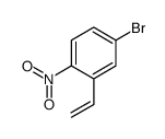 4-bromo-2-ethenyl-1-nitrobenzene结构式