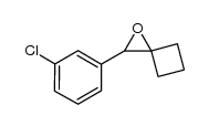 2-(3-chlorophenyl)-1-oxaspiro[2.3]hexane结构式