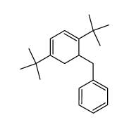 ((2,5-di-tert-butylcyclohexa-2,4-dien-1-yl)methyl)benzene Structure