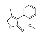 4-(2-methoxyphenyl)-3-methyl-2H-furan-5-one结构式