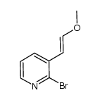 2-bromo-3-[2-methoxyvinyl]pyridine Structure