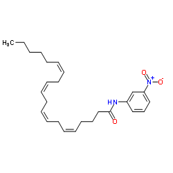 Arachidonoyl m-Nitroaniline Structure