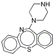 11-(Piperazin-1-yl)dibenzo[b,f][1,4]thiazepine-d8结构式