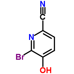6-Bromo-5-hydroxy-2-pyridinecarbonitrile Structure