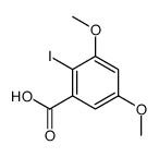 2-iodo-3,5-dimethoxybenzoic acid Structure