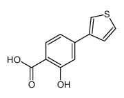 2-hydroxy-4-thiophen-3-ylbenzoic acid Structure