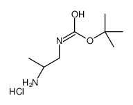 (S)-(2-氨基丙基)氨基甲酸叔丁酯盐酸盐结构式