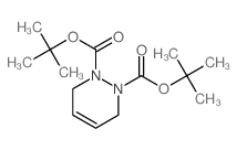 1,2-Pyridazinedicarboxylicacid, 3,6-dihydro-, 1,2-bis(1,1-dimethylethyl) ester Structure