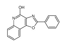 2-phenyl-5H-[1,3]oxazolo[4,5-c]quinolin-4-one结构式