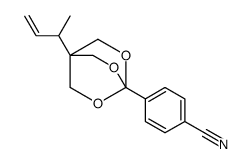 1-(4-cyanophenyl)-4-(1-methylprop-2-enyl)-2,6,7-trioxabicyclo(2.2.2)octane Structure