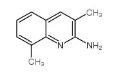 2-氨基-3,8-二甲基喹啉结构式