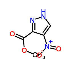 4-硝基-1H-吡唑-3-甲酸甲酯结构式