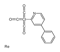[bis(oxomethylidene)-(4-phenylpyridin-2-yl)-λ7-chloranylidene]methanone,rhenium结构式