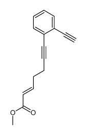 methyl 7-(2-ethynylphenyl)hept-2-en-6-ynoate Structure