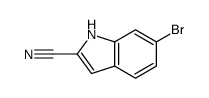 6-Bromo-1H-indole-2-carbonitrile Structure