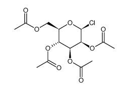 2,3,4,6-四-O-乙酰基-1-氯-Β-D-甘露糖结构式