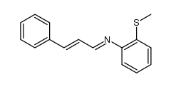 N-(3-phenyl-2-propenylidene)-2-methylthiobenzenamine结构式