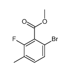 methyl 6-bromo-2-fluoro-3-methylbenzoate Structure