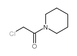 2-氯-1-哌啶-1-基乙酮结构式