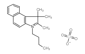 1-丁基-2,3,3-三甲基苯并[E]吲哚高氯酸盐结构式