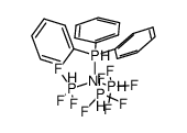 tris(trifluoro-5-phosphanyl)(triphenyl-5-phosphanyl)nickel结构式