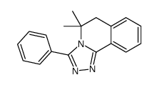 5,5-dimethyl-3-phenyl-6H-[1,2,4]triazolo[3,4-a]isoquinoline结构式