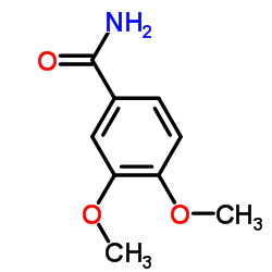 3,4-二甲氧基苯甲酰胺结构式