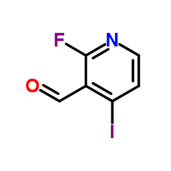 2-氟-3-醛基-4-碘吡啶结构式