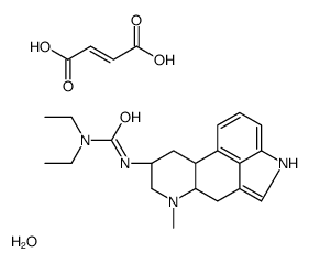 3-[(6aR,9S,10aR)-7-methyl-6,6a,8,9,10,10a-hexahydro-4H-indolo[4,3-fg]quinoline-9-yl]-1,1-diethylurea,(Z)-but-2-enedioic acid,hydrate Structure