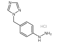1-[(4-苯肼)甲基]-1H-1,2,4-三氮唑盐酸盐结构式