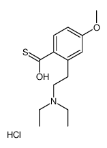 2-[2-(diethylamino)ethyl]-4-methoxybenzenecarbothioic S-acid,hydrochloride Structure