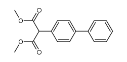 Dimethyl 2-([1,1'-biphenyl]-4-yl)malonate Structure
