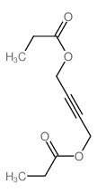 2-Butyne-1,4-diol,1,4-dipropanoate结构式