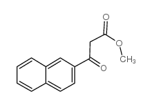 3-萘-3-氧丙酸甲酯结构式