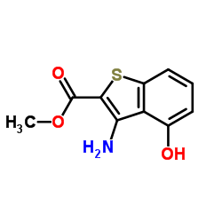 Methyl 3-amino-4-hydroxy-1-benzothiophene-2-carboxylate Structure
