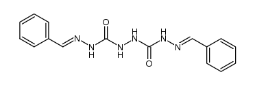 hydrazine-N,N'-dicarboxylic acid bis-benzylidenehydrazide Structure