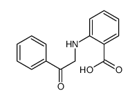 2-(phenacylamino)benzoic acid结构式