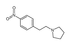 4-(2-(1-吡咯烷)乙基)硝基苯结构式