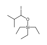 triethyl-(1-iodo-2-methylpropoxy)silane结构式